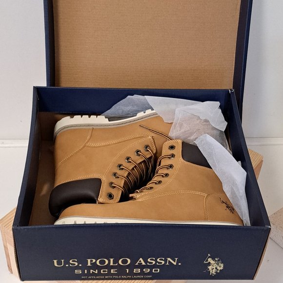 U.S. Polo Assn. Owen Men\'s Hiking Boots NIB Size 8 Medium main image 7